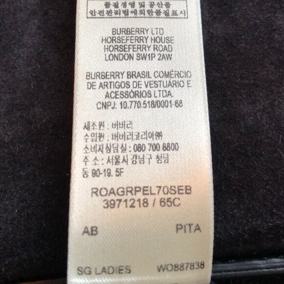 Burberry Authentic Luxury Leather Shoulder Bag Black w Gold Metal Hardware Sz OS - Picture 15 of 16